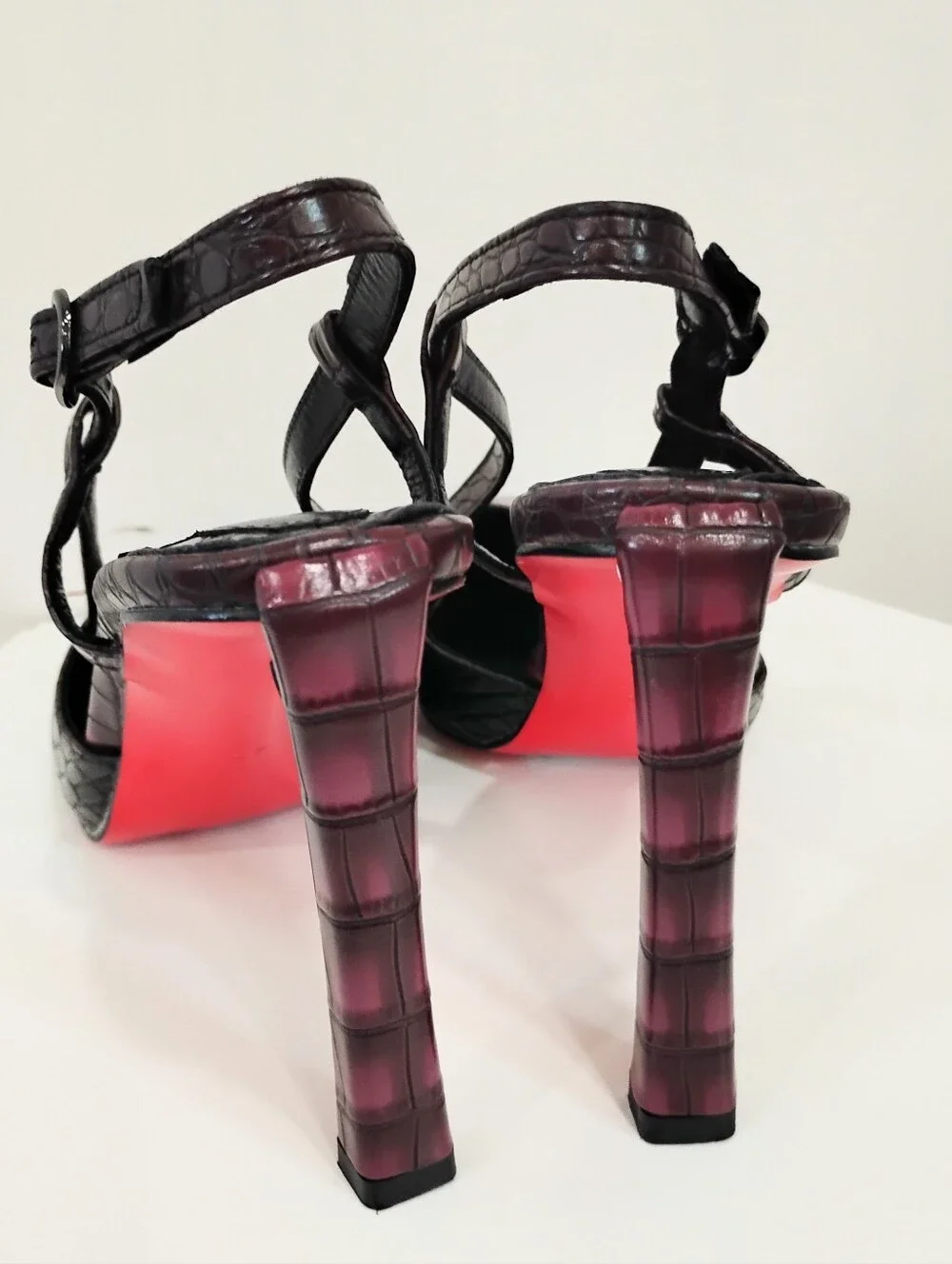 LOUBOUTIN INSPIRED SLING BACK HEELS NWOT